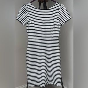 Banana Republic Women’s Collection Petite Black and White Stripe Dress Size 00P
